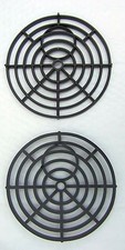 Black Round 7 Inch Drain Cover