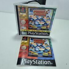PS1 PINBALL POWER - Sony PS1 Playstation Game *Complete With Manual*