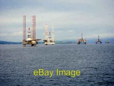 Photo 6x4 Drilling Rigs in Cromarty Firth The number of drilling rigs in  c2016