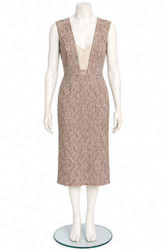 Reiss nude lace dress - from, a