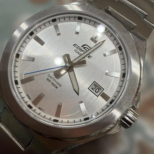 Casio edifice mens silver - casio,