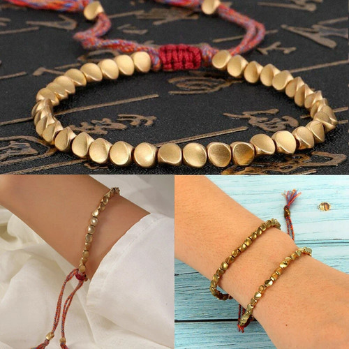 Handmade tibetan copper beads - handmade,