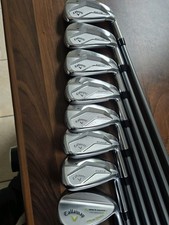 Callaway Elyte X Irons / 5-PW+AW+SW / Regular Flex Project X Denali Charcoal 65