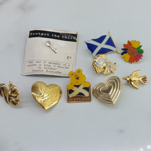 Lot metal enamel - 5, pin