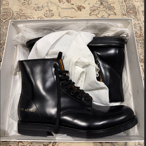 Common project black leather - common,
