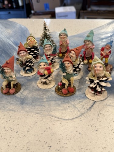 Vintage christmas pixies - vintage, 11