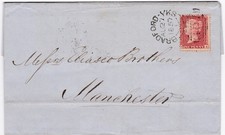 1857 QV FINE 1d PENNY RED