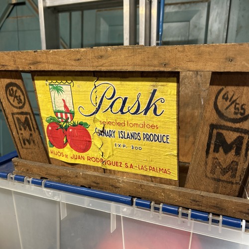 Vintage pask tomato packing - pask,