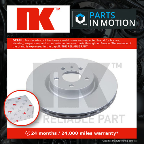 Brake discs pair vented - discs,