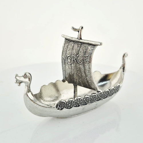 Pewter viking longboat ship - viking,