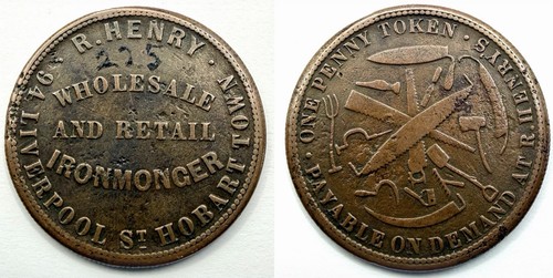 Token penny henry - penny,,