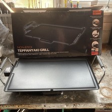 Teppanyaki Grill Electric BBQ Table Top Grill Indoor&Outdoor No Stick Somkeless