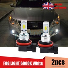 Pair Xenon White LED Front Fog