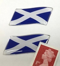 2 x Scottish Saltire Flag