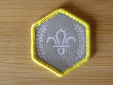 Current UK Scouting Cub Scout Chief Scout Silver Award Uniform Badge NEW LOGO