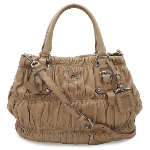 Prada nappa gaufre gathered - prada,