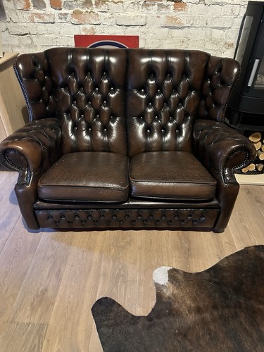 Chesterfield leather sofa - chesterfield,