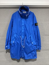 XXL Stone Island Membrana TC jacket Art 581570323 Electric blue - White Zip