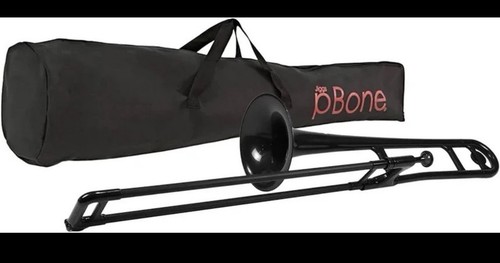 Pbone trombone black plastic - black,