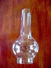 Oil lamp shade chimney funnel  Large - 11 inches  tall  Fireproof