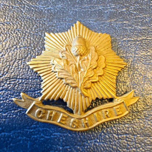 Cheshire regiment brass - cheshire,