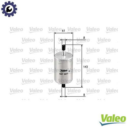 Fuel filter 587001 - 587001, for