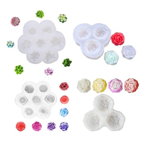 Silicone mould flowers - flowers, molds
