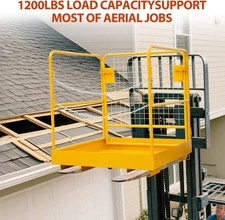 Forklift Safety Cage 36" x 36" 1200lbs Forklift Man Basket Heavy Duty Platform