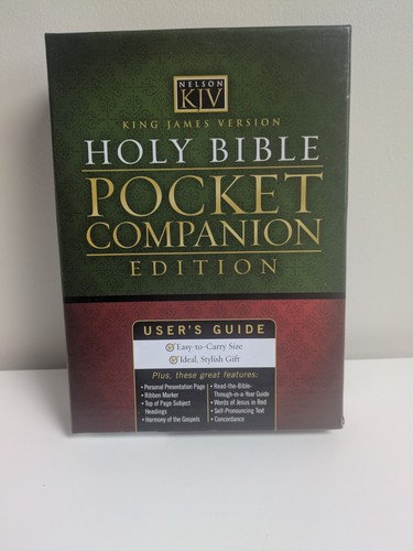 Nelson kjv pocket bible - kjv, red