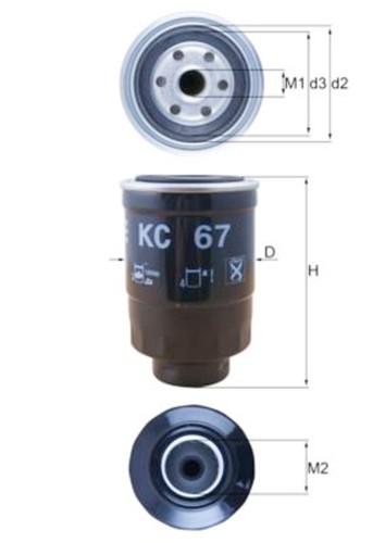 Mahle fuel filter for - mahle,