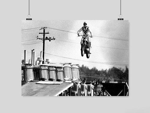 Evel knievel poster print - evel,