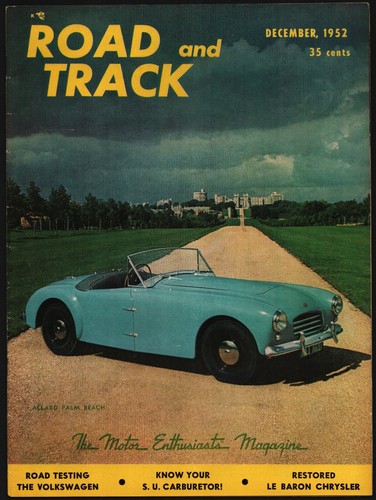 December 1952 road - 1952,