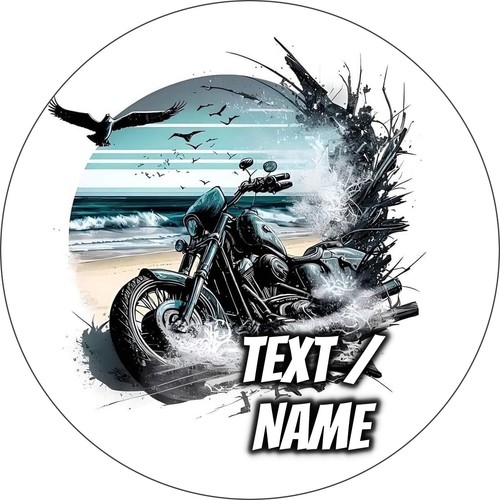 Motorbike cake topper party - motorbike,