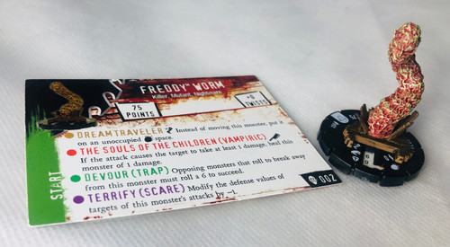 Horrorclix freddy krueger worm - freddy,
