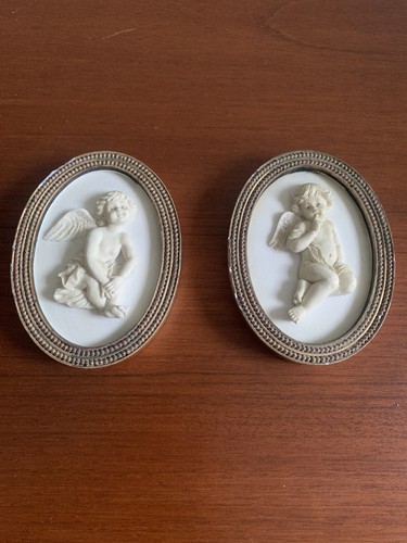 Vintage cherub angel - angel, wall