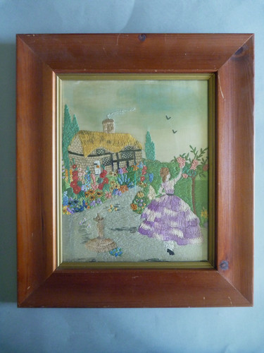 Vintage crinoline lady - vintage,