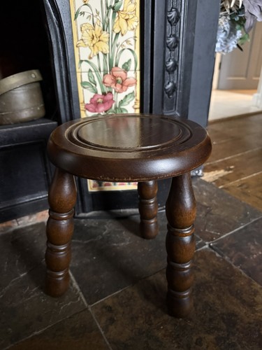 Vintage french milking stool - milking,