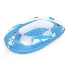 Bestway Inflatable Baby Boat, Pool Rafts for Kids, Inflatable Swim Pool Float