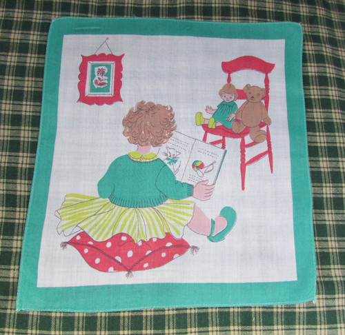 Vintage retro handkerchief - retro,