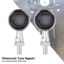 2X Chrome Bullet Turn Signals