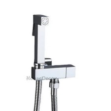 Brass Handheld Female Cleaning Shower Set Wall Mount Toilet Douche Bidet Sprayer