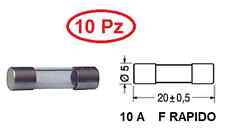 CS 4804/10 FUSE 5 X 20 GLASS 10 TO F FAST PACK OF 10 PC