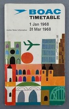 BOAC AIRLINE TIMETABLE JANUARY