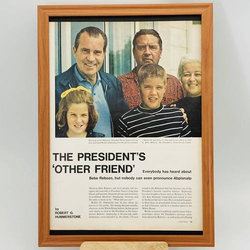 Advertisement 1960s framed - 1960s,