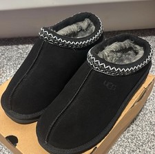 UGG Tasman Black Slippers Size