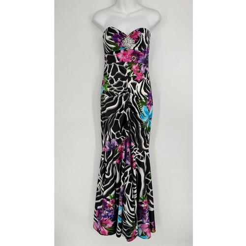 Cache strapless floral zebra - strapless,