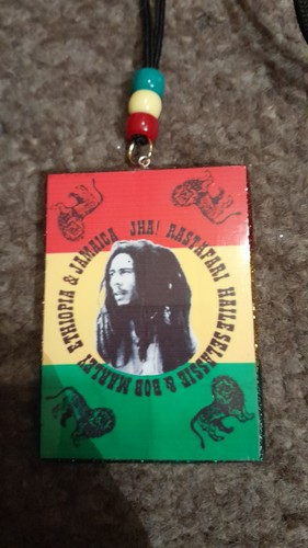 Rasta art necklace - art,