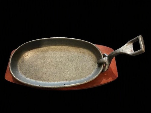 Cast iron steak sizzler - steak,