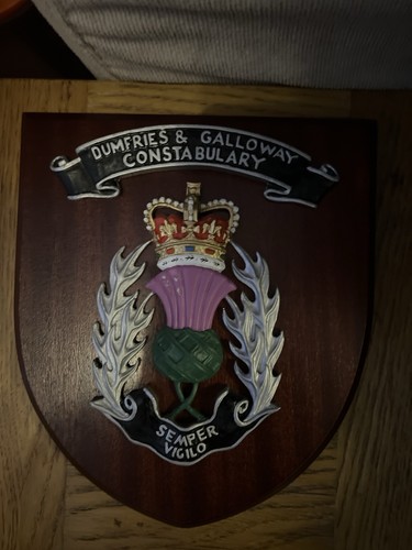 Police crest plaque - police, the