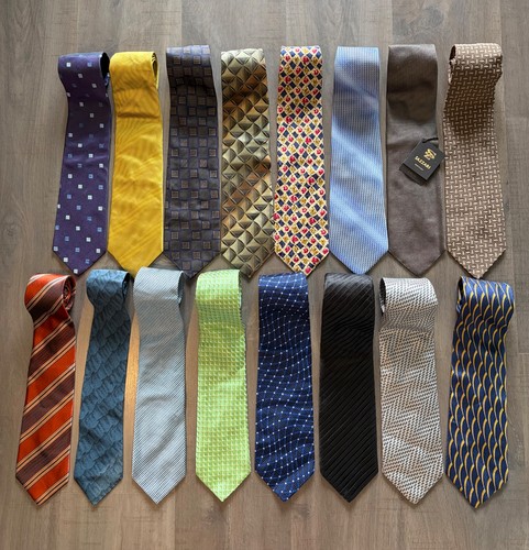 Lot men silk ties - of, 16